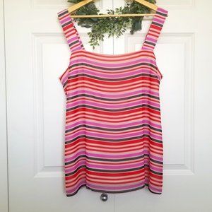 EUC CAbi Mod Stripe Banded Cami Tank #3448